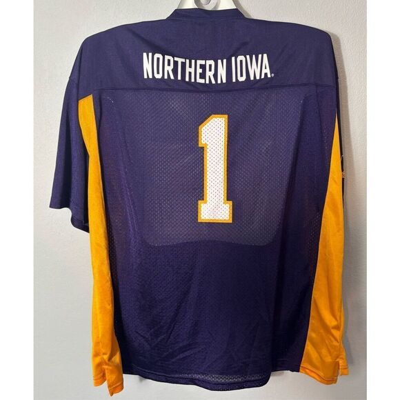 Unisex Northern Iowa UNI Panthers #1 Football Jersey Russell Size 2XL XXL - Picture 5 of 7